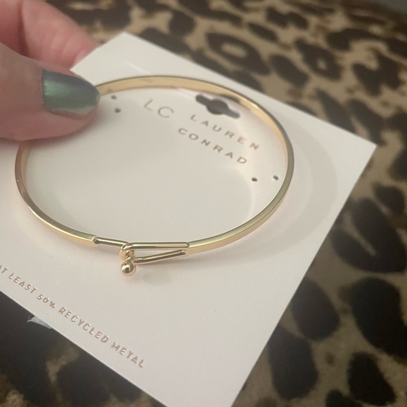 LC Lauren Conrad Gold Bangle Bracelet - Picture 5 of 6